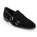 Elmaton Double Monk Loafers // Black (US: 8)