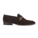 Creola Single Monk Loafers // Dark Brown (US: 7)