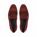 Magenta Monkstrap Dress Shoes // Dark Red (US: 7)