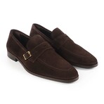 Beston Single Monk Loafers // Dark Brown (US: 7)