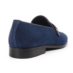 Creola Single Monk Loafers // Navy Blue (US: 7)
