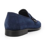 Beston Single Monk Loafers // Navy Blue (US: 7)