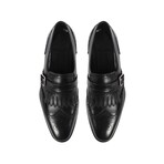 Madrona Wingtip Monkstrap Loafers // Black (US: 8)