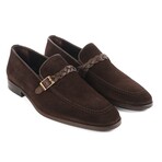 Creola Single Monk Loafers // Dark Brown (US: 7)