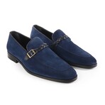 Creola Single Monk Loafers // Navy Blue (US: 7)