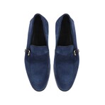 Beston Single Monk Loafers // Navy Blue (US: 7)