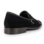Elmaton Double Monk Loafers // Black (US: 8)