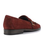 Magenta Monkstrap Dress Shoes // Dark Red (US: 7)