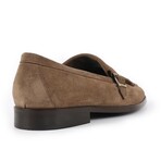 Magenta Monkstrap Dress Shoes // Dark Beige (US: 7)