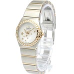 Omega Ladies Constellation Brush Quartz // O12325246005002 // Pre-Owned
