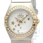 Omega Ladies Constellation Brush Quartz // O12325246005002 // Pre-Owned