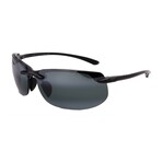 Maui Jim // Men's // 412-02 Pilot // Black + Grey Polarized