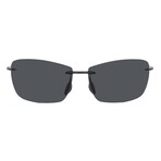 Maui Jim // Men's // 423-02 Pilot // Black + Grey Gradient Polarized