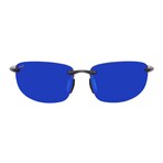Maui Jim // Men's // B407-11 Pilot // Black + Blue Polarized