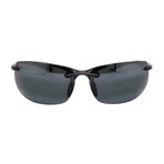 Maui Jim // Men's // 412-02 Pilot // Black + Grey Polarized