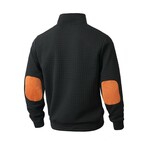 Quilted Sweatshirt // Black (XS)