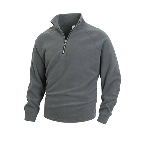 Classic 1/4 Zip Sweatshirt // Dark Gray (XS)