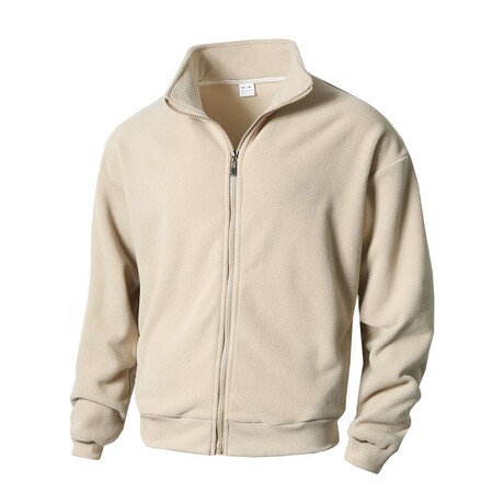Full Zip Jacket // Beige (XS)