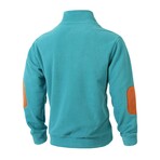 Elbow Patch Sweatshirt // Lake blue (XS)