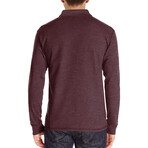 Polo Long Sleeve // Dark red (S)