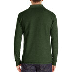 Polo Long Sleeve // Dark green (XS)