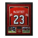 Christian McCaffrey // SF 49ers // Signed Jersey + Framed