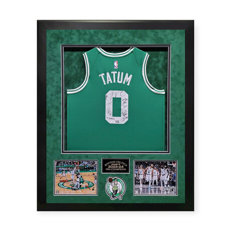 2024 Boston Celtics Team // Signed Jersey + Framed