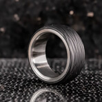 Carbon Fiber and Titanium Broad Ring (10.5)