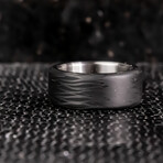Carbon Fiber and Titanium Broad Ring (10.5)