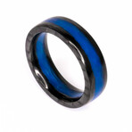 Blue Water Apollo - Carbon Fiber Lume Ring (9)