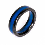 Blue Water Apollo - Carbon Fiber Lume Ring (9)