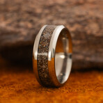 Epoch - Dinosaur Bone Titanium Ring (7.5)
