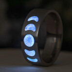 Moon Phase - Frost Titanium Ring (8)