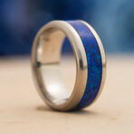 Nereus - Stainless Steel Opal Ring (11.5)