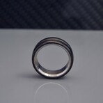 Titan Oracle | Carbon Fiber Titanium Ring (9)