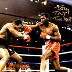 Tony Tucker // Boxing Action vs Mike Tyson // Signed 8x10 Photo w/TNT
