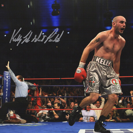 Kelly Pavlik // Signed Boxing Action 8x10 Photo w/The Ghost
