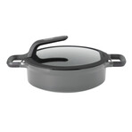 BergHOFF GEM 10.25" Stay-Cool Two-Handled Sauté Pan 4.1Qt., Gray