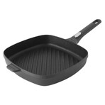 BergHOFF GEM Nonstick Cast Aluminum 11" Square Grill Pan, Grey