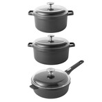 BergHOFF GEM 6pc Nonstick Cast Aluminum Cookware Set