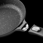 BergHOFF GEM Nonstick Aluminum 12.5" Fry Pan, Detachable Handle