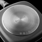 BergHOFF GEM Nonstick Cast Aluminum 11" Square Grill Pan, Grey