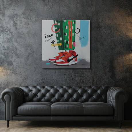 Virgil Street I by NUWARHOL™ (18"H x 18"W x 1.5"D)