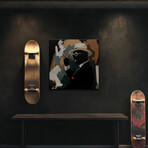 Cigar Lounge In Black by Sunflowerman (18"H x 18"W x 1.5"D)