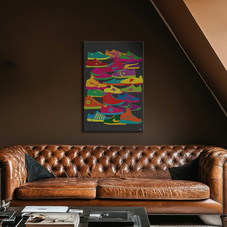 Sneakers by Yoni Alter (26"H x 18"W x 1.5"D)