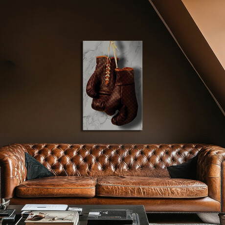 LV Boxing by Alexandre Venancio (26"H x 18"W x 1.5"D)