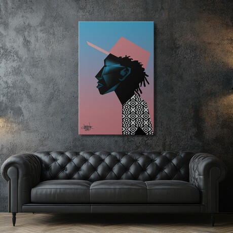 Space Is The Place IV by VCalvento (26"H x 18"W x 1.5"D)