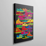 Sneakers by Yoni Alter (26"H x 18"W x 1.5"D)