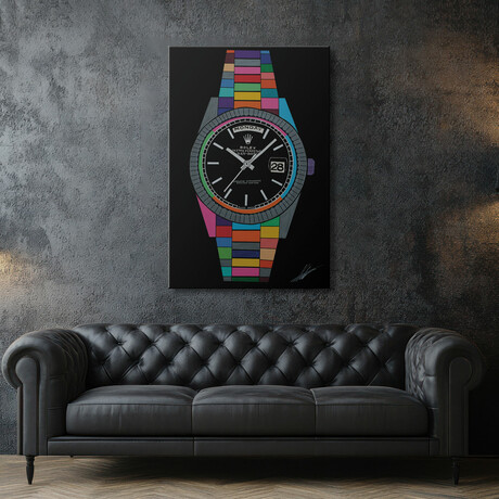 The Rolex by Noah Laatar (26"H x 18"W x 1.5"D)