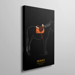 Horse Saddlery, Hermés, Since 1880 by Alexandre Venancio (26"H x 18"W x 1.5"D)